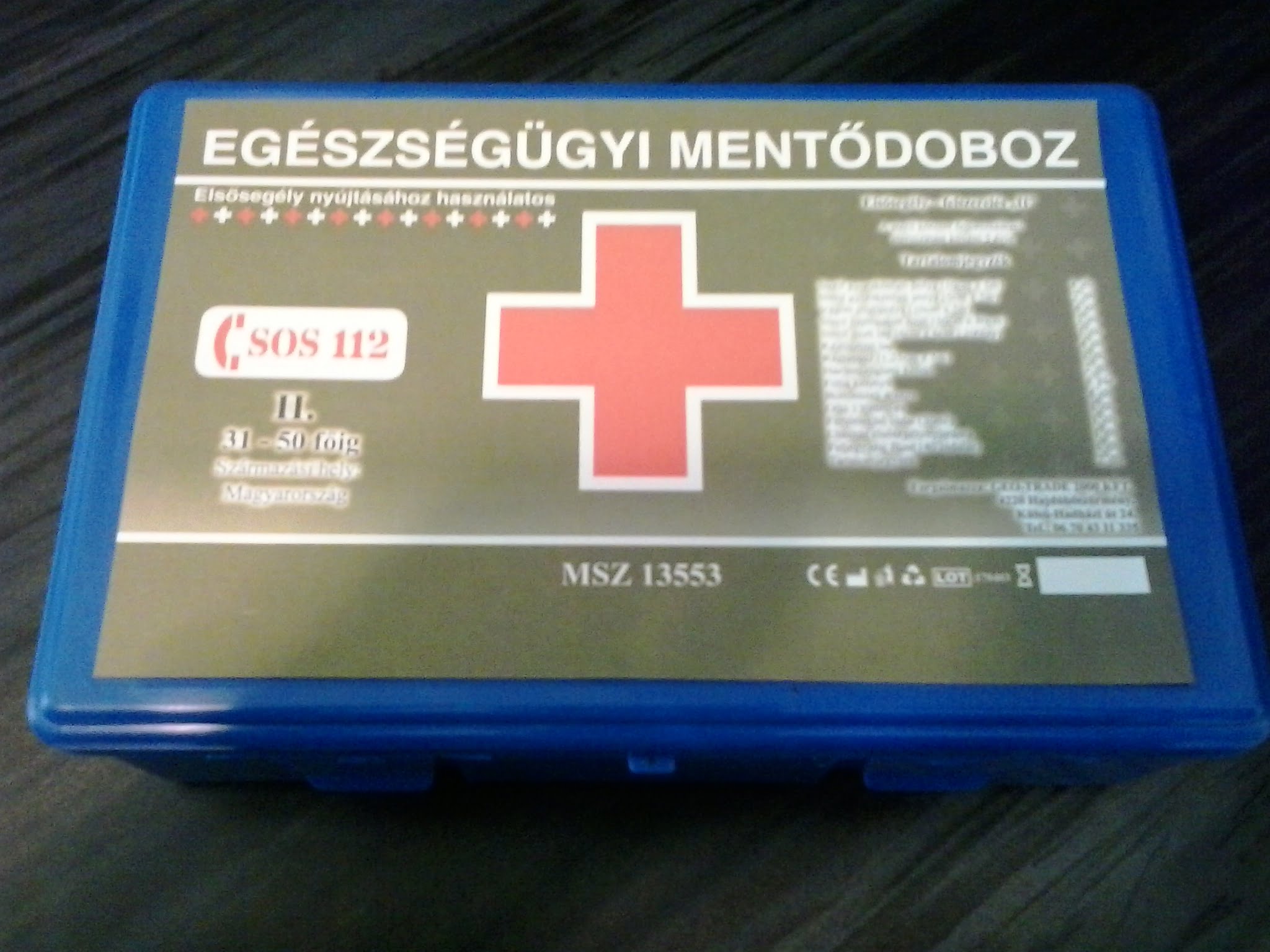 Mentőláda II. Kategória
