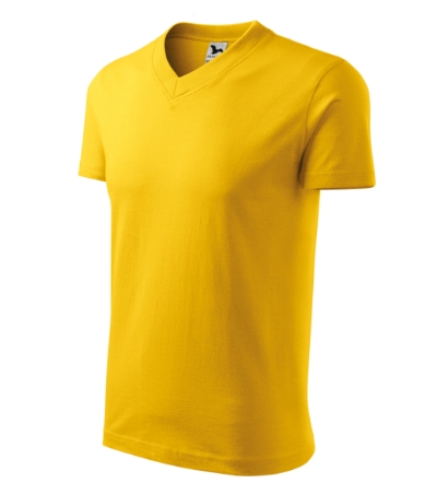 Póló unisex - V-neck-sárga Póló unisex - V-neck-sárga
