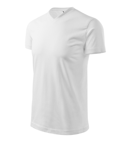 Póló unisex - Heavy V-neck-fehér Póló unisex - Heavy V-neck-fehér