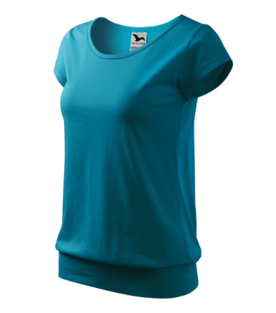 Póló női - City-sötét türkiz Póló női - City-sötét türkiz