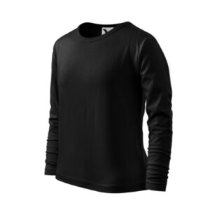 Póló gyerek - Fit-T LS-fekete