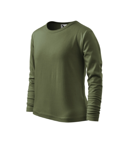 Póló gyerek - Fit-T LS-khaki Póló gyerek - Fit-T LS-khaki