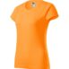Póló női - Basic-mandarinsárga