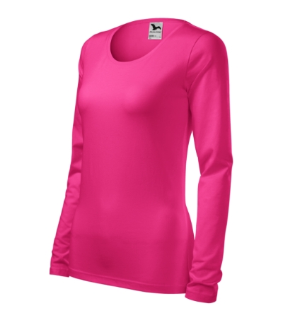 Póló női - Slim-bíborszín Póló női - Slim-bíborszín