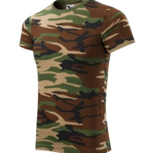 Póló unisex – Camouflage-barna terepszín Póló unisex - Camouflage-barna terepszín