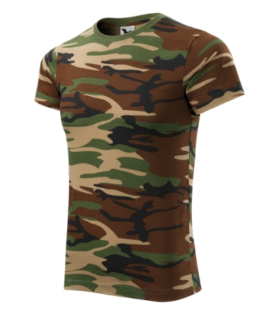 Póló unisex - Camouflage-barna terepszín Póló unisex - Camouflage-barna terepszín