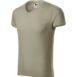 Póló férfi - Slim Fit V-neck-világos khaki