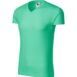 Póló férfi - Slim Fit V-neck-menta