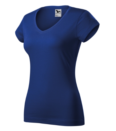 Póló női - Fit V-neck-királykék Póló női - Fit V-neck-királykék