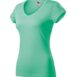 Póló női - Fit V-neck-menta