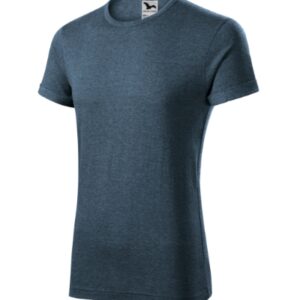 Póló férfi - Fusion-sötétdenim melírozott