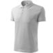 Galléros póló férfi - Pique Polo-világosszürke melírozott