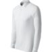 Galléros póló férfi - Pique Polo LS-fehér