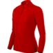 Galléros póló női - Pique Polo LS-piros
