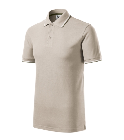 Galléros póló férfi - Focus-drappos szürke Galléros póló férfi - Focus-drappos szürke