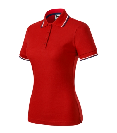 Galléros póló női - Focus-piros Galléros póló női - Focus-piros