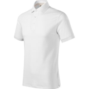 Galléros póló férfi - Prime (GOTS)-fehér