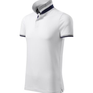 Galléros póló férfi - Collar Up-fehér