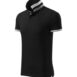 Galléros póló férfi - Collar Up-fekete