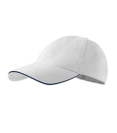 Sapka unisex - Sandwich 6P-fehér