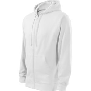 Felső férfi - Trendy Zipper-fehér