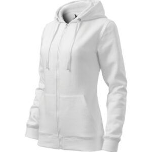 Felső női - Trendy Zipper-fehér