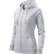 Felső női - Trendy Zipper-világosszürke melírozott