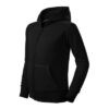 Felső gyerek - Trendy Zipper-fekete