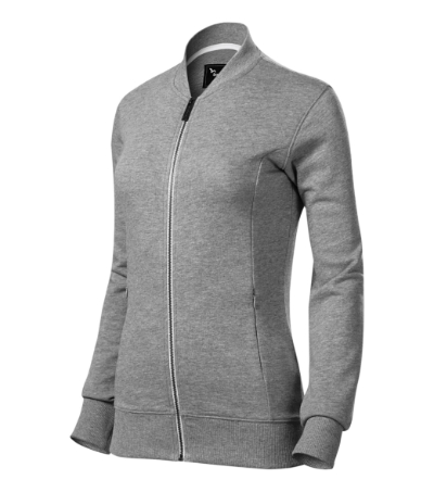 Felső női - Bomber-sötétszürke melírozott Felső női - Bomber-sötétszürke melírozott