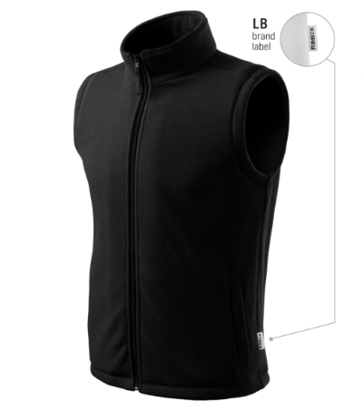 Polár mellény unisex - Next-fekete 01 (brand label) Polár mellény unisex - Next-fekete 01 (brand label)