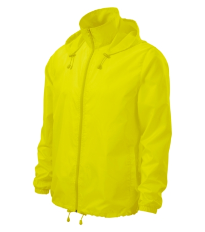 Széldzseki unisex - Windy-neon sárga Széldzseki unisex - Windy-neon sárga