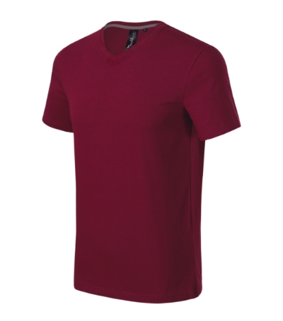 Póló férfi - Action V-neck-garnet Póló férfi - Action V-neck-garnet