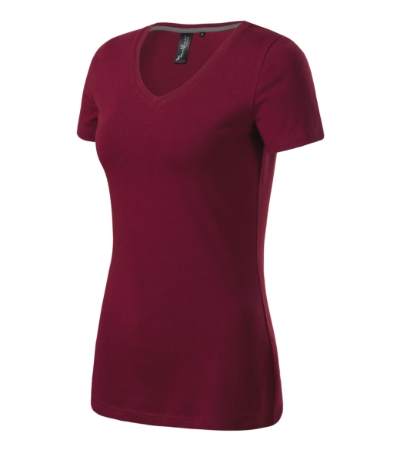 Póló női - Action V-neck-garnet Póló női - Action V-neck-garnet