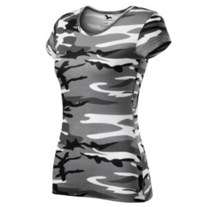 Póló női - Camo Pure-szürke terepszín