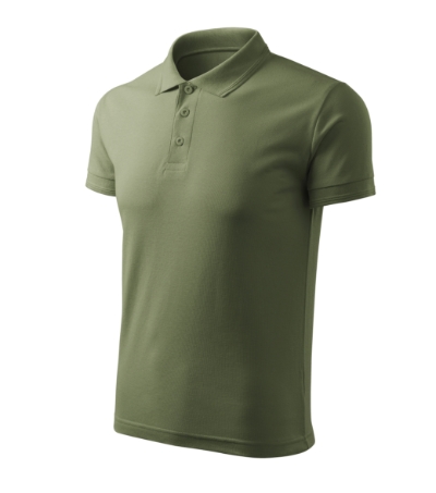 Galléros póló férfi - Pique Polo Free-khaki Galléros póló férfi - Pique Polo Free-khaki