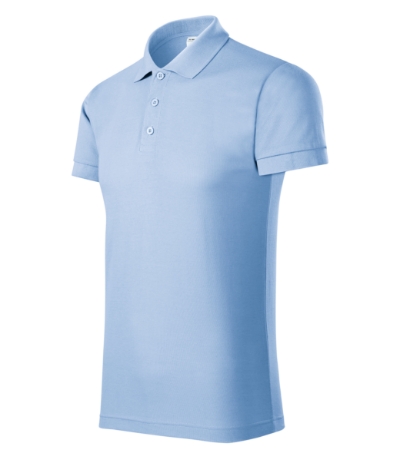 Galléros póló férfi - Joy-égszínkék Galléros póló férfi - Joy-égszínkék