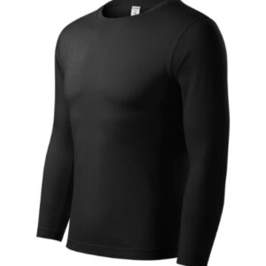 Póló unisex - Progress LS-fekete