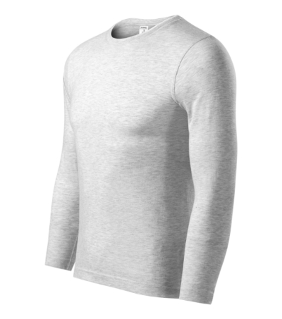 Póló unisex - Progress LS-világosszürke melírozott Póló unisex - Progress LS-világosszürke melírozott
