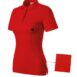 Galléros póló női - Resist Heavy Polo-piros 07 (brand label)