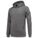 Felső férfi - Premium Hooded Sweater-stone melange