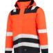 Munkakabát unisex - Midi Parka High Vis Bicolor-fluoreszkáló narancssárga