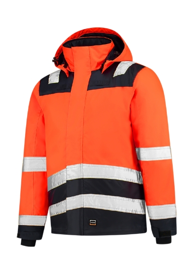 Munkakabát unisex - Midi Parka High Vis Bicolor-fluoreszkáló narancssárga Munkakabát unisex - Midi Parka High Vis Bicolor-fluoreszkáló narancssárga