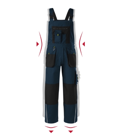 Kantáros munkanadrág férfi - Ranger-tengerészkék