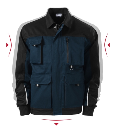 Munkakabát férfi - Woody-tengerészkék