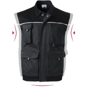 Munkamellény férfi – Woody-ébenszürke Munkamellény férfi - Woody-ébenszürke